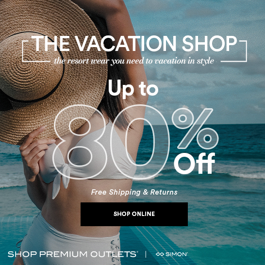 Simon Premium Outlets: Fashion Brands Up To 65% Off